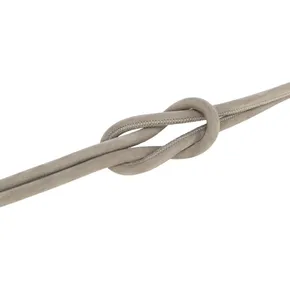 BE NORDIC runde Lederleine XS-L: 1,20 m/ 8 mm, grau